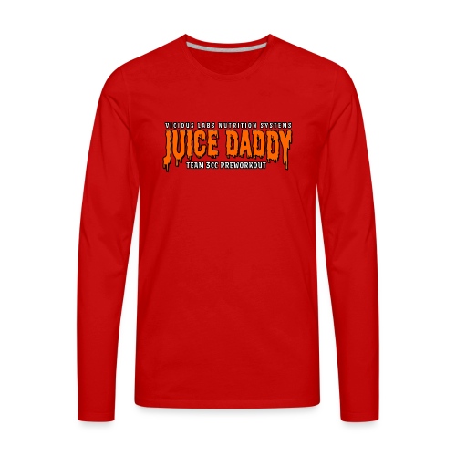 Juice Daddy Preworkout - Men's Premium Long Sleeve T-Shirt