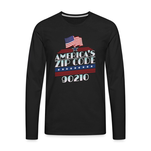 90210 Americas ZipCode Merchandise - Men's Premium Long Sleeve T-Shirt