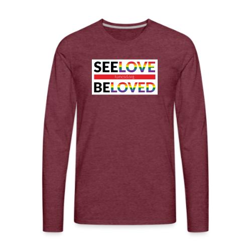 FUMCSD See Love, Be Loved: white design background - Men's Premium Long Sleeve T-Shirt
