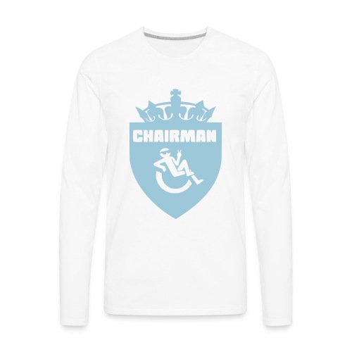 Chairman design for male wheelchair users - Men's Premium Long Sleeve T-Shirt