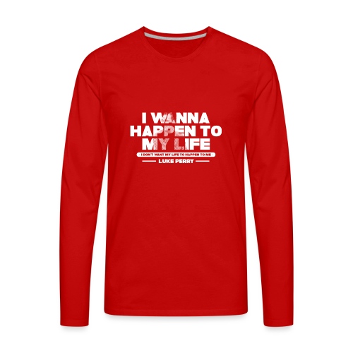 Luke Perry Tee - Men's Premium Long Sleeve T-Shirt
