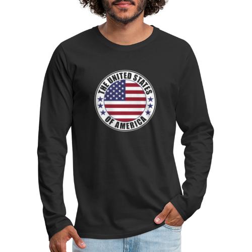The United States of America - USA - Men's Premium Long Sleeve T-Shirt