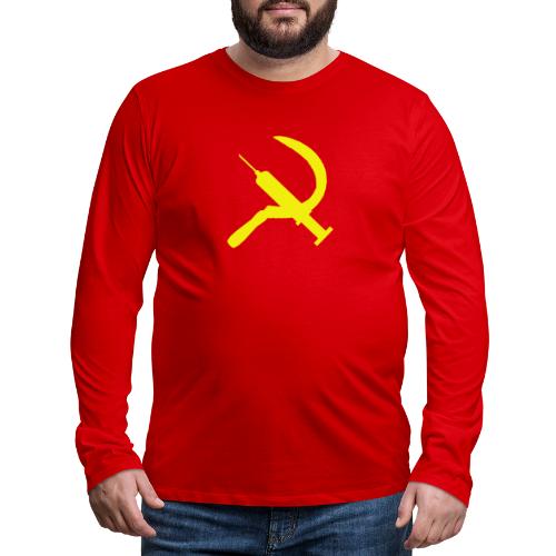 COVID 1984 communism - Men's Premium Long Sleeve T-Shirt
