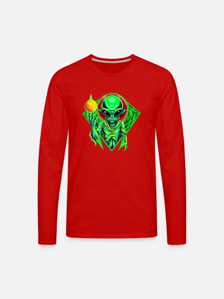 IlluminET180 - Men's Premium Long Sleeve T-Shirt - red