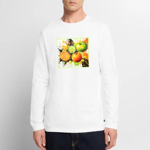 Apple and Citrus Burst - Men's Premium Long Sleeve T-Shirt