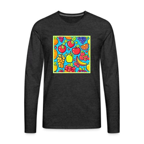 Fruitful Pattern Design - Men's Premium Long Sleeve T-Shirt