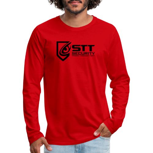 STT Security Logo Black - Men's Premium Long Sleeve T-Shirt