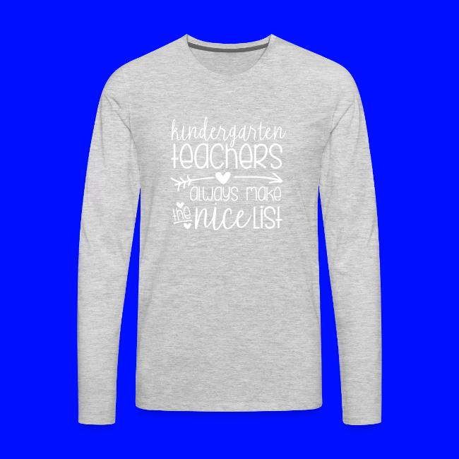 Kindergarten Teachers Always Make the Nice List