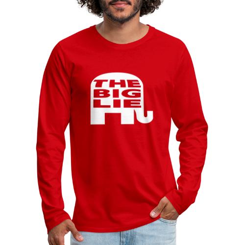 The Big Lie GOP Logo - Men's Premium Long Sleeve T-Shirt