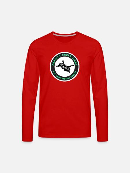 Project Green Light - Men's Premium Long Sleeve T-Shirt - red