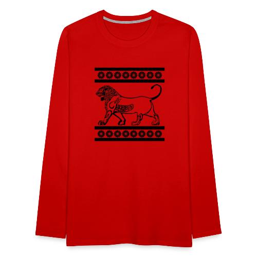 Lion in Parseh L3 - Men's Premium Long Sleeve T-Shirt