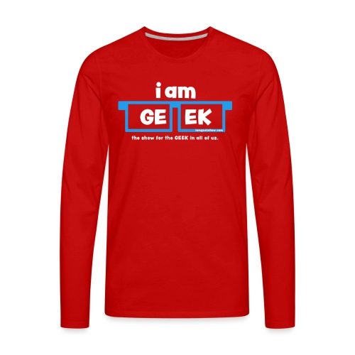 iamGEEK LOGO - Men's Premium Long Sleeve T-Shirt
