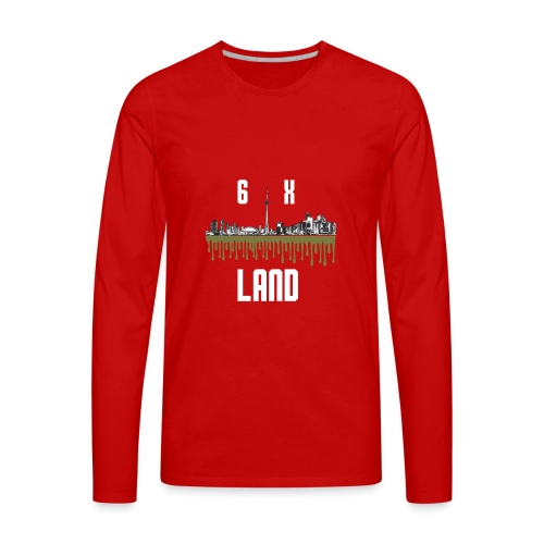 6ixland Logo - Men's Premium Long Sleeve T-Shirt