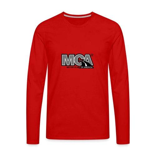 MCA Logo WBG Transparent BLACK WHITE TITLEfw fw pn - Men's Premium Long Sleeve T-Shirt