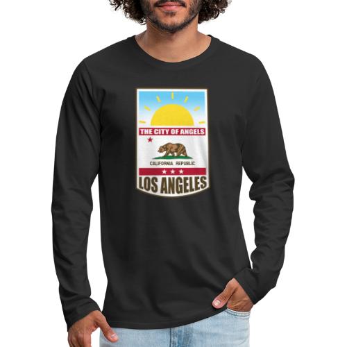 Los Angeles - California Republic - Men's Premium Long Sleeve T-Shirt