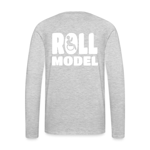 Wheelchair Roll model - Men's Premium Long Sleeve T-Shirt