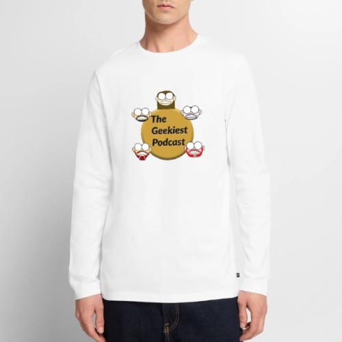The Geekiest Podcast Logo - Men's Premium Long Sleeve T-Shirt