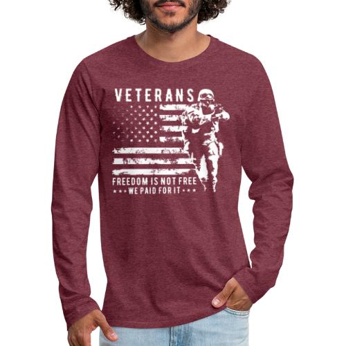 veterans day memorial usa - Men's Premium Long Sleeve T-Shirt