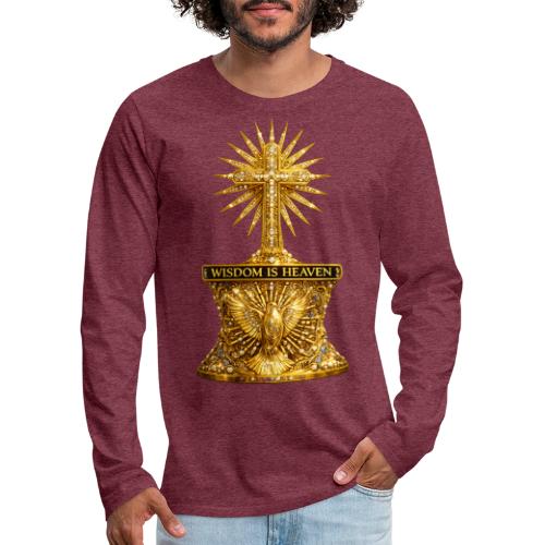 Wisdom is Heaven - Men's Premium Long Sleeve T-Shirt