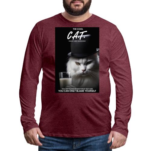 The Cool Cat - Men's Premium Long Sleeve T-Shirt