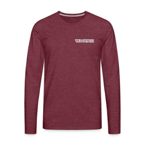 WesSpencerLogo - Men's Premium Long Sleeve T-Shirt