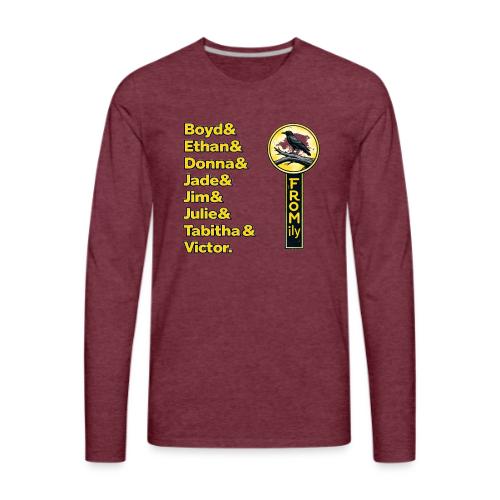 Fromily + Storywalker (front and back) - Men's Premium Long Sleeve T-Shirt