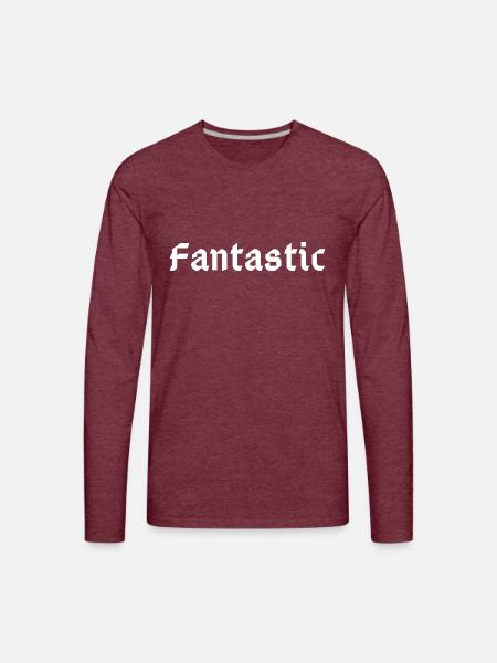 Fantastic - Men's Premium Long Sleeve T-Shirt - heather burgundy