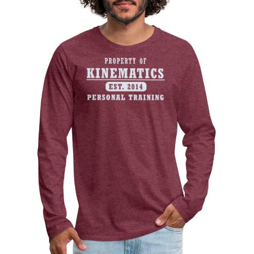 Property of light gray - Men's Premium Long Sleeve T-Shirt