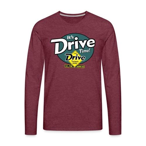 Oval Drive w Logo - Men's Premium Long Sleeve T-Shirt