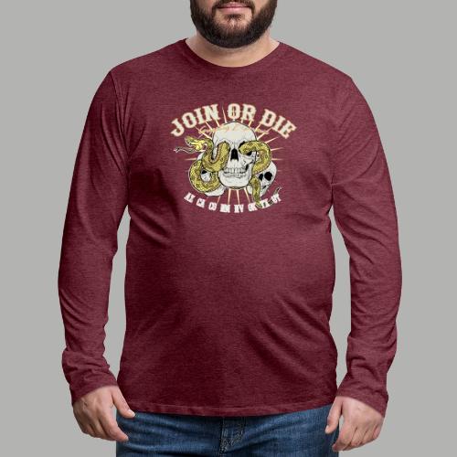 Grappling X Join or Die - Men's Premium Long Sleeve T-Shirt
