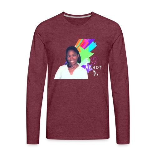 Annor Doeman Sings - Rainbow Design - Men's Premium Long Sleeve T-Shirt