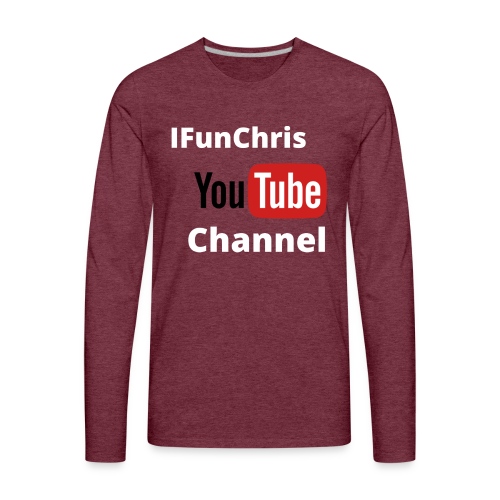 IFunChris YouTube Channel - Men's Premium Long Sleeve T-Shirt