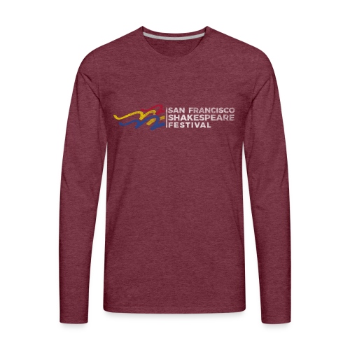 SFSF Grunge Logo - Men's Premium Long Sleeve T-Shirt
