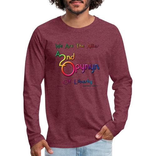 Allies of Liberty are Everywhere (Front/Back) - Men's Premium Long Sleeve T-Shirt