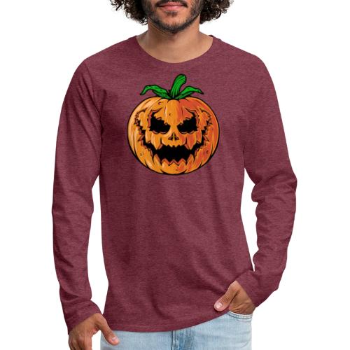 Sinister Jack-O-Latern - Men's Premium Long Sleeve T-Shirt