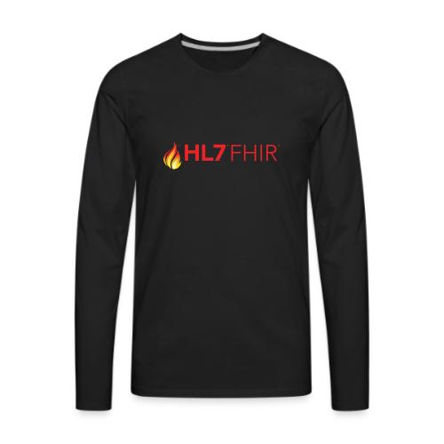 HL7 FHIR Logo - Men's Premium Long Sleeve T-Shirt