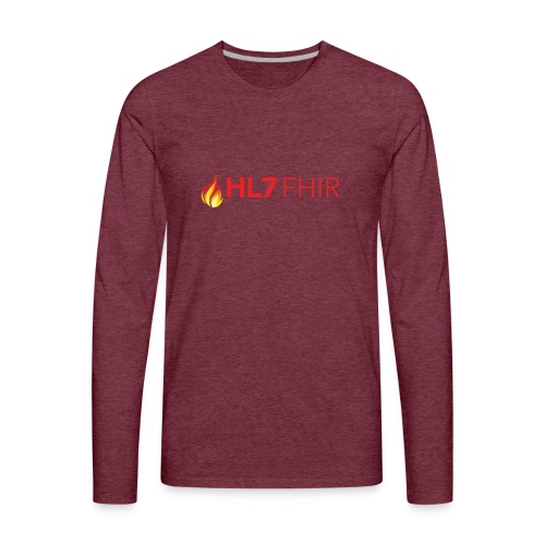 HL7 FHIR Logo - Men's Premium Long Sleeve T-Shirt