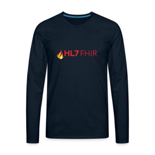 HL7 FHIR Logo - Men's Premium Long Sleeve T-Shirt