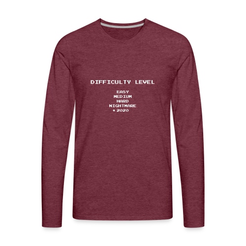Difficulty level 2020 - Men's Premium Long Sleeve T-Shirt