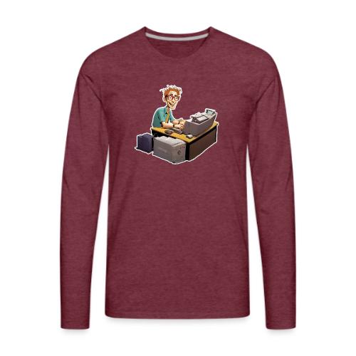 Hard At Work - Men's Premium Long Sleeve T-Shirt