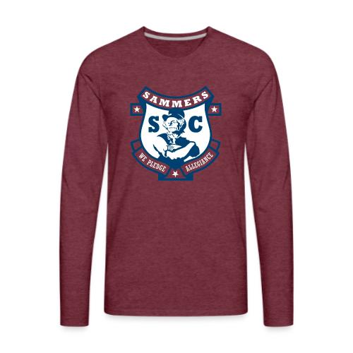 sammers on red png - Men's Premium Long Sleeve T-Shirt