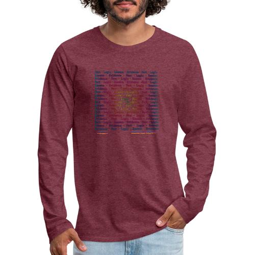 Fact • Logic • Reason • Evidence - Men's Premium Long Sleeve T-Shirt