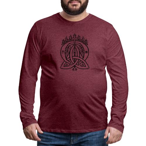 Alpha Omega Trinity - Men's Premium Long Sleeve T-Shirt