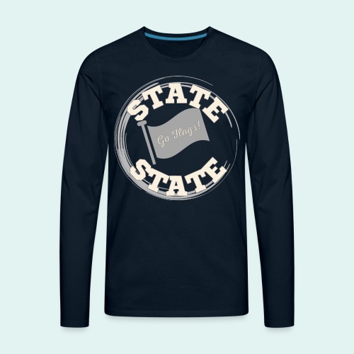 State state - Men's Premium Long Sleeve T-Shirt