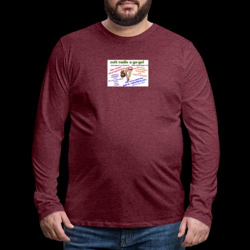 Original Cult Radio Myspace Ad - Men's Premium Long Sleeve T-Shirt