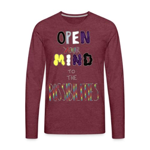 Open Your Mind to the Possibilities - Men's Premium Long Sleeve T-Shirt