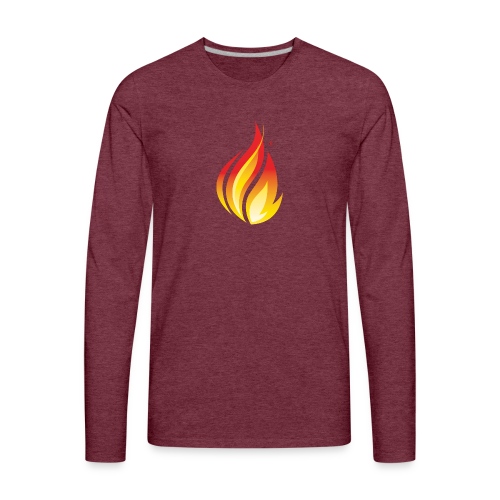 HL7 FHIR Flame Logo - Men's Premium Long Sleeve T-Shirt