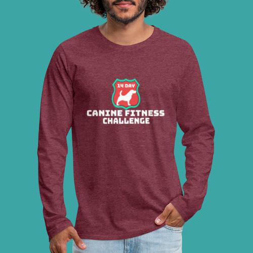TTC 14 Day Canine Fitness Challenge - Men's Premium Long Sleeve T-Shirt