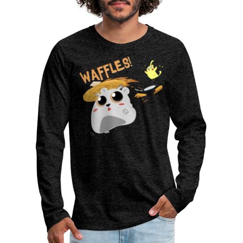 Waffles! - Men's Premium Long Sleeve T-Shirt