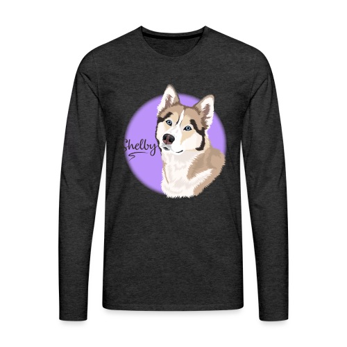 Shelby the Husky from Gone to the Snow Dogs - Men's Premium Long Sleeve T-Shirt